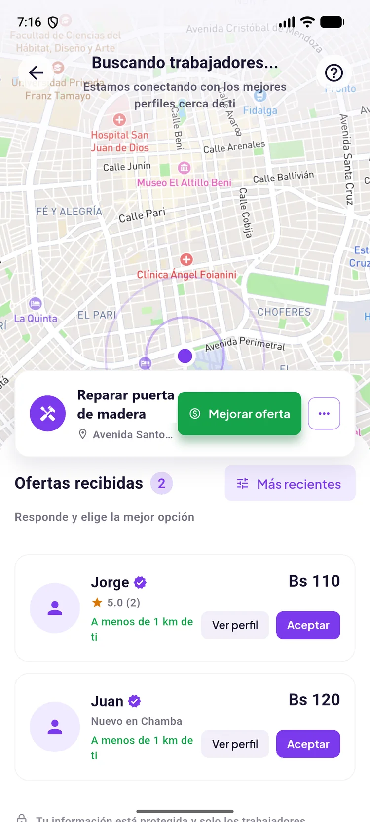 Llega a trabajadores cercanos